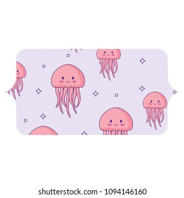 cute jellyfish pattern