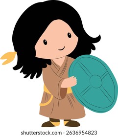 Cute Jesus Carrying a Shield, Jesus day