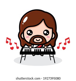 cute jesus christ cartoon desig