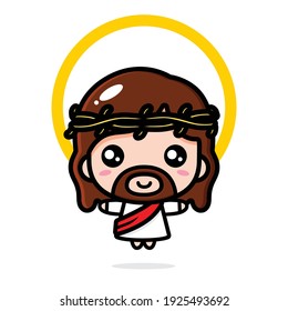 cute jesus christ vector design