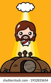 cute jesus christ vector design