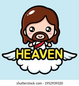 cute jesus christ vector design