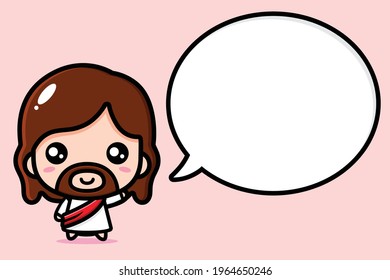 Cute Jesus Christ Vector Design