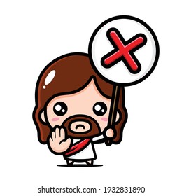 lindo jesus christ con signo equivocado
