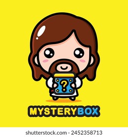 CUTE JESUS WITH MYSTERY BOX