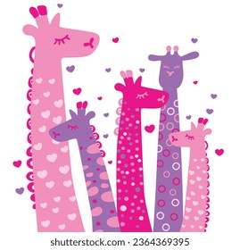 cute jiraffe graphic tees for girl design