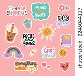 Cute Journal Hand Drawn Sticker Collection