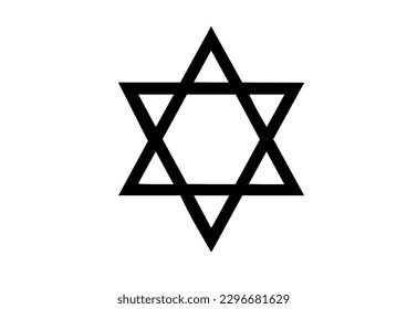 cute judaism star icon design