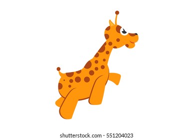 Cute Jumping Giraffe cartoon