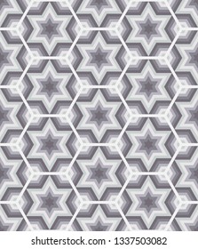 Cute Kaleidoscope Seamless Pattern as abstract geometric elements