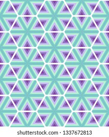 Cute Kaleidoscope Seamless Pattern as abstract geometric elements