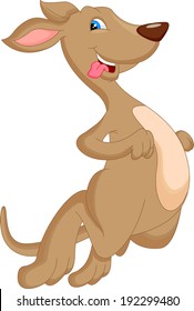 cute kangaroo cartoon