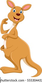 Cute kangaroo cartoon
