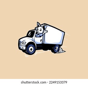 El canguro lindo es la ilustración conductora