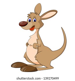 cute kangaroo vector of illustration