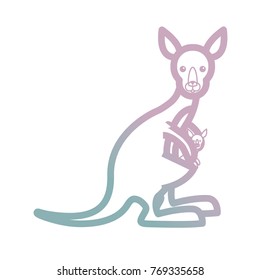 cute kangaroos icon image