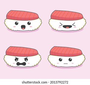 Cute Kawai Food Illustration Character