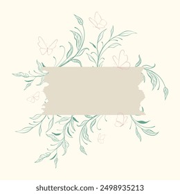 Cute kawaii banner for scrapbooking element, planner and poster