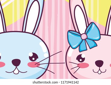 Cute kawaii cartoons