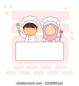 Cute And Kawaii Chef Illustration