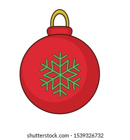 cute kawaii Christmas ball ornament