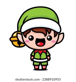 Cute And Kawaii Christmas Elf