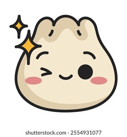 Cute Kawaii Dim Sum Illustration - 03
