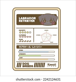 CUTE KAWAII DOG BREEDS CARDS