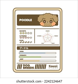 CUTE KAWAII DOG BREEDS CARDS