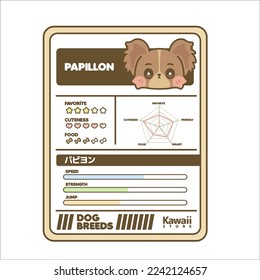 CUTE KAWAII DOG BREEDS CARDS