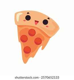 Cute Kawaii food vector illustration 