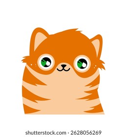 Cute kawaii frog – vector illustration