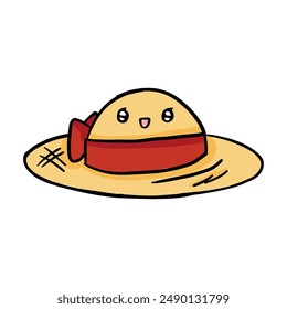 cute kawaii hat cartoon illustration