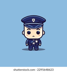 Cute kawaii ice cream chibi mascot vector cartoon style