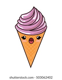 cute kawaii ice cream cool icon