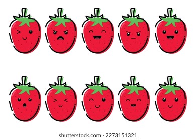 Cute Kawaii Icon Illustration Character Cartoon Vector Face Design background food japanese element sweet emoji graphic emoticon