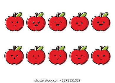 Cute Kawaii Icon Illustration Character Cartoon Vector Face Design background food japanese element sweet emoji graphic emoticon