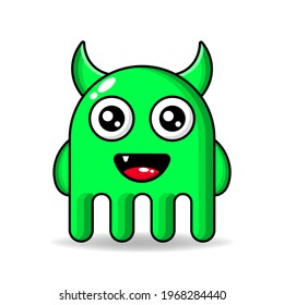 cute kawaii monster illustration design mascot