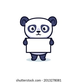 cute kawaii panda character design
