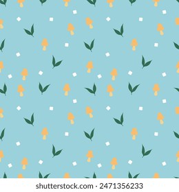 Cute kawaii pastel cartoon pattern background design