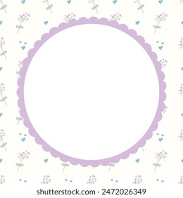 Cute kawaii pastel sweet floral flower pattern memo pad notepad background design