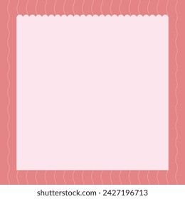 Cute kawaii pink abstract notepad memo pad poster background