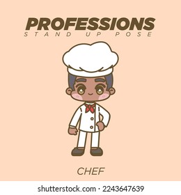 CUTE KAWAII PROFESSIONS STANDING UP