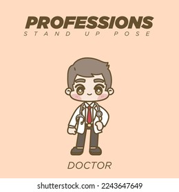 CUTE KAWAII PROFESSIONEN STEHEN