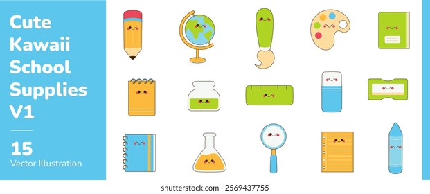 Cute Kawaii School Supplies 1