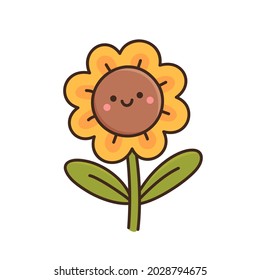 989 Sunflower Kawaii Images, Stock Photos & Vectors | Shutterstock