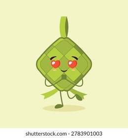 The cute Ketupat character