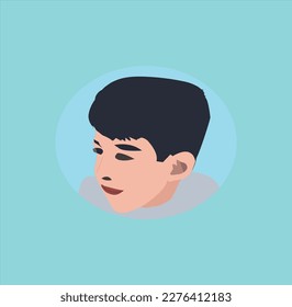 A cute kid avatar vector art work