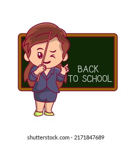 Cute kid back to school clipart