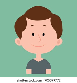 Cute Kid boy. Cartoon Vector illustration 